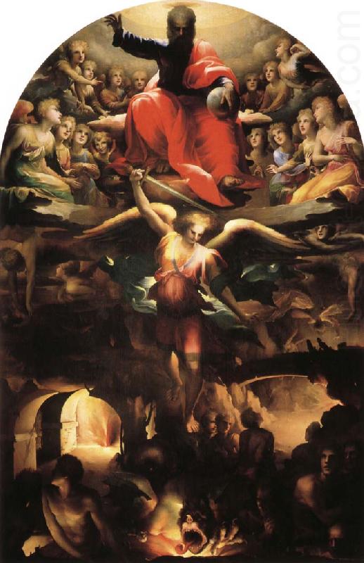 Saint Michael, Domenico Beccafumi